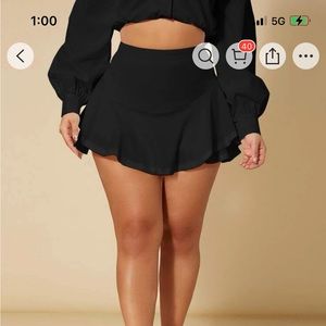 Small black skirt